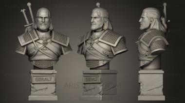 Busts and bas-reliefs of famous people (BUSTC_0218) 3D model for CNC machine